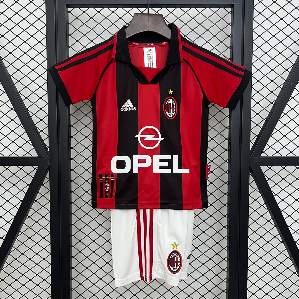 98/99 AC Milan Home Retro Kids Kit
