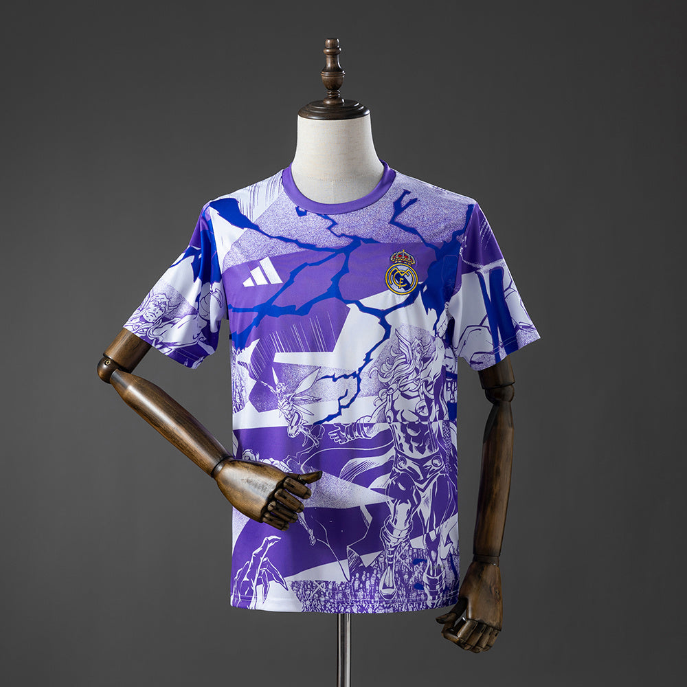 25/26 Real Madrid Avengers Pre-Match Jersey Purple