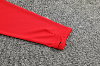 Ac Red Color Matching Tracksuit