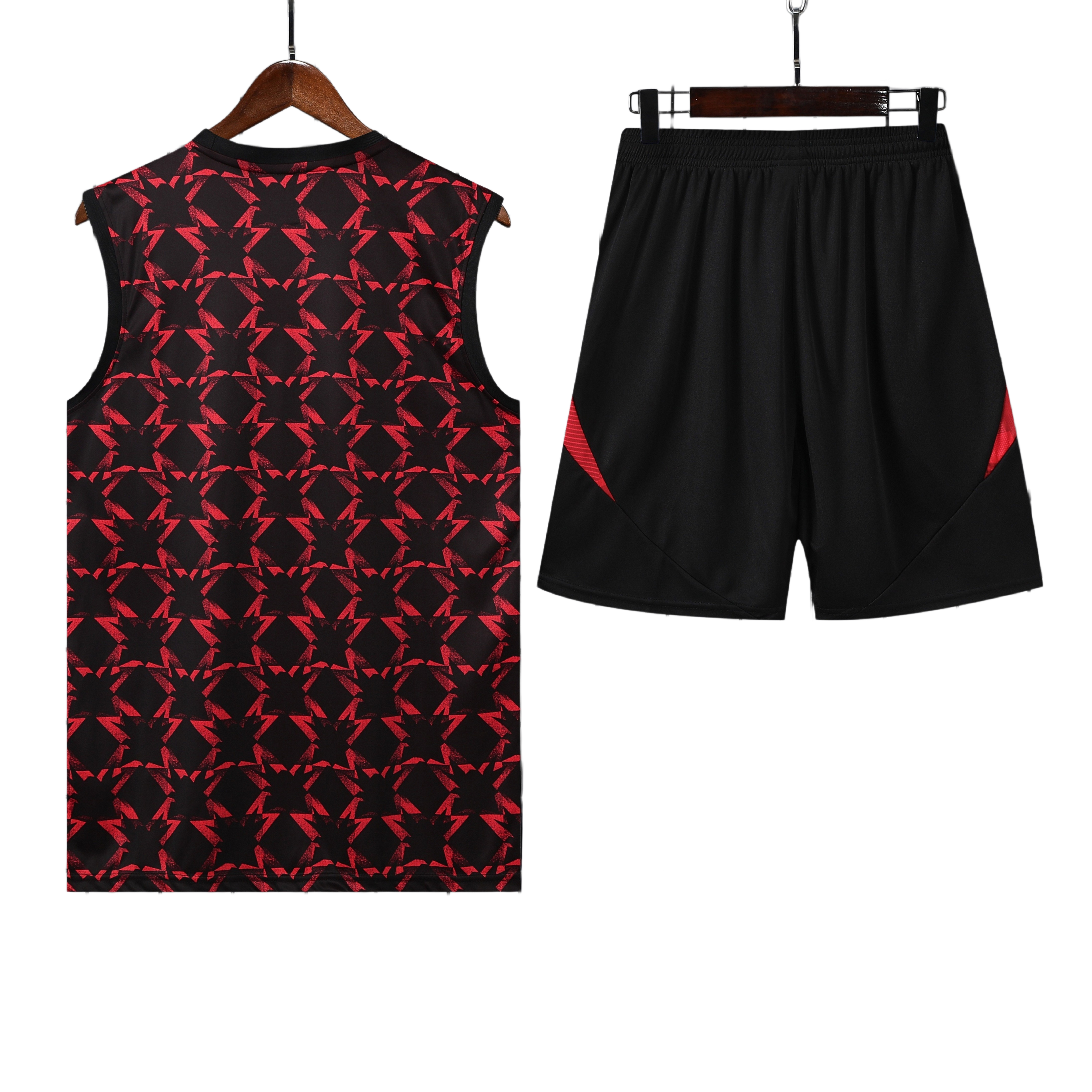 25/26 Manchester United Red & Black Vest Kit