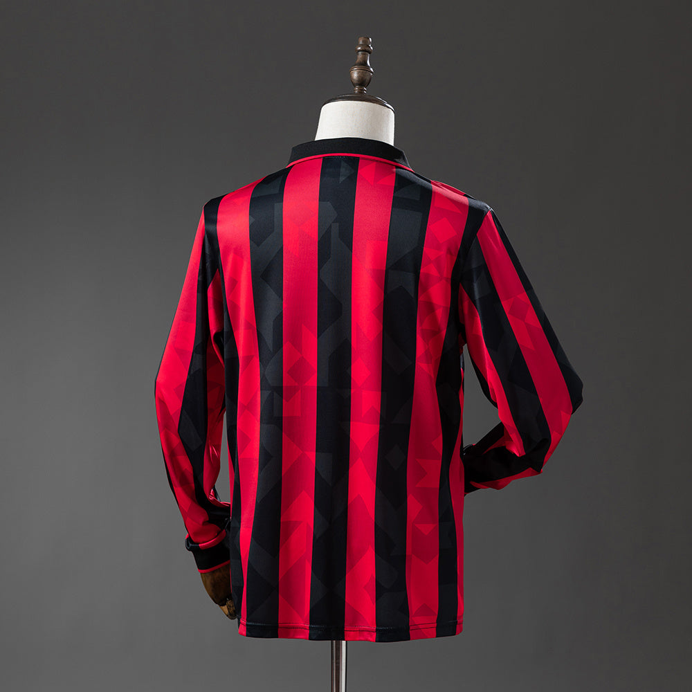 93/94 AC Milan Home Long Sleeve Retro Jersey