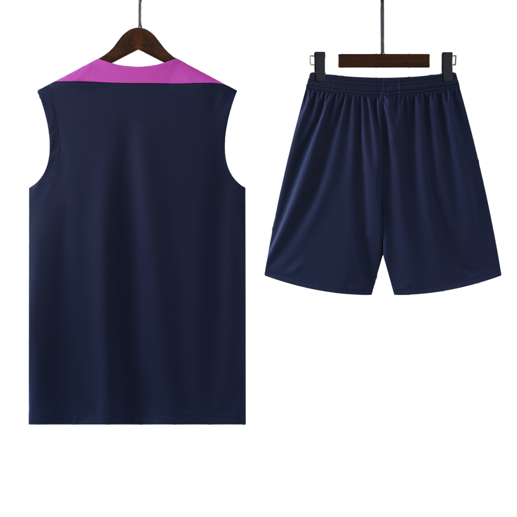 25/26 Barcelona Navy Blue Vest Kit