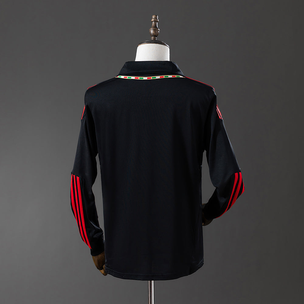 11/12 AC Milan Away Long Sleeve Retro Jersey