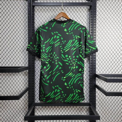 24-25 Nigeria Green Black Jersey