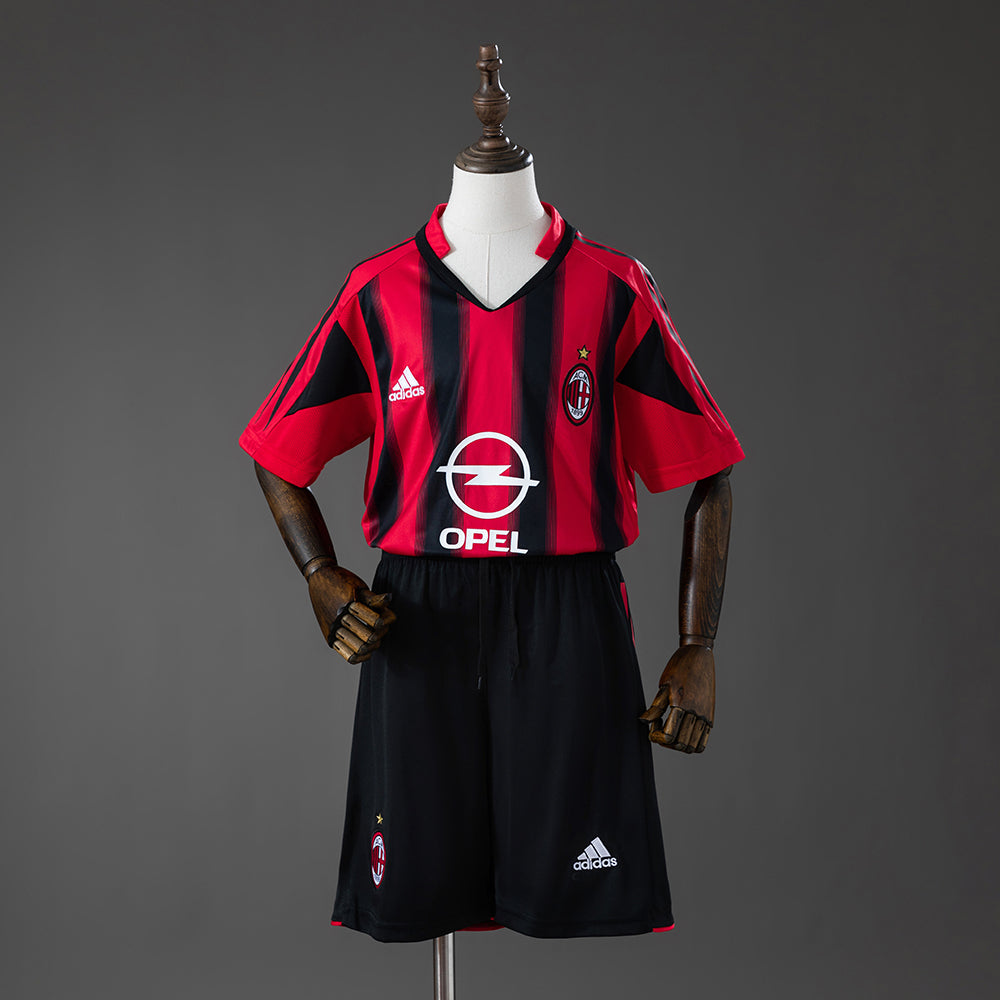 04/05 AC Milan Home Retro Kids Kit