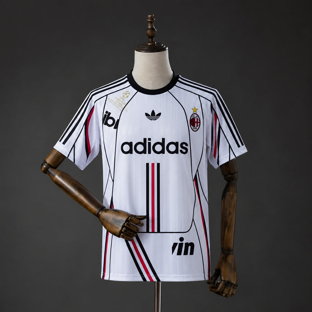 26/27 AC Milan x Adidas Trefoil Jersey White
