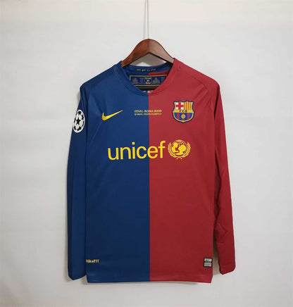 09/10 Barcelona Home Long Sleeve Retro Jersey