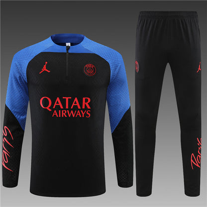 Jordan Paris Black With Colorful Orchid Tracksuit