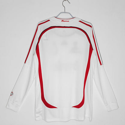 06/07 AC Milan Away Long Sleeve Retro Jersey