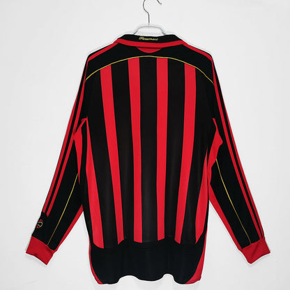 06/07 AC Milan Home Long Sleeve Retro Jersey