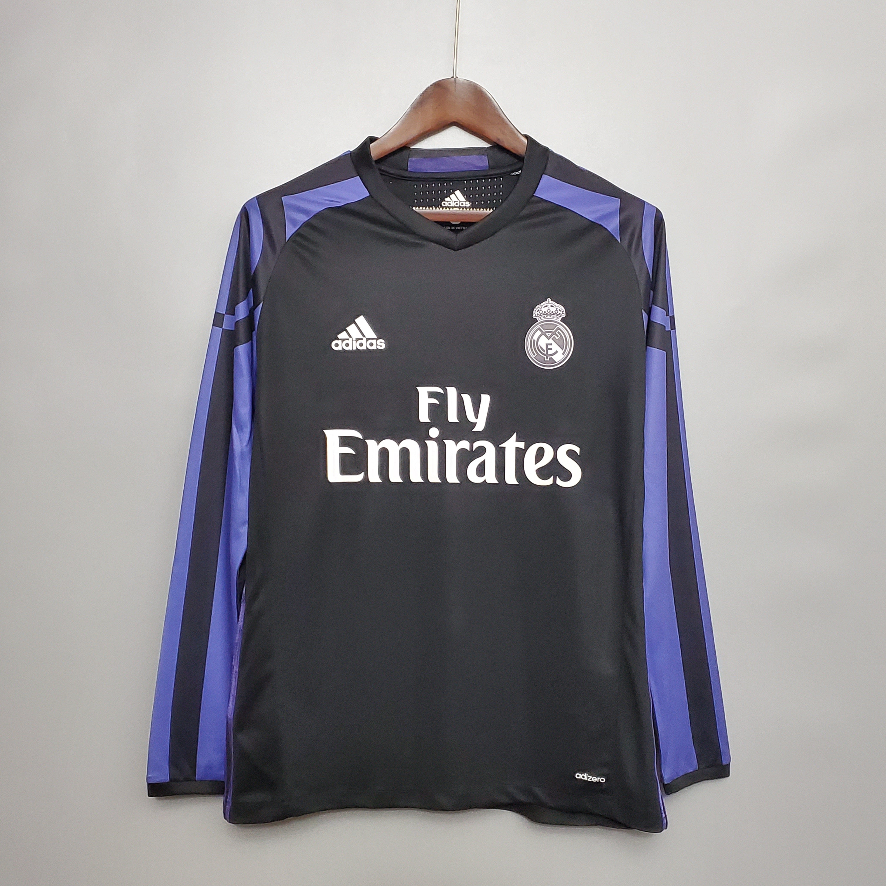 15/16 Real Madrid Away Long Sleeve Retro Jersey