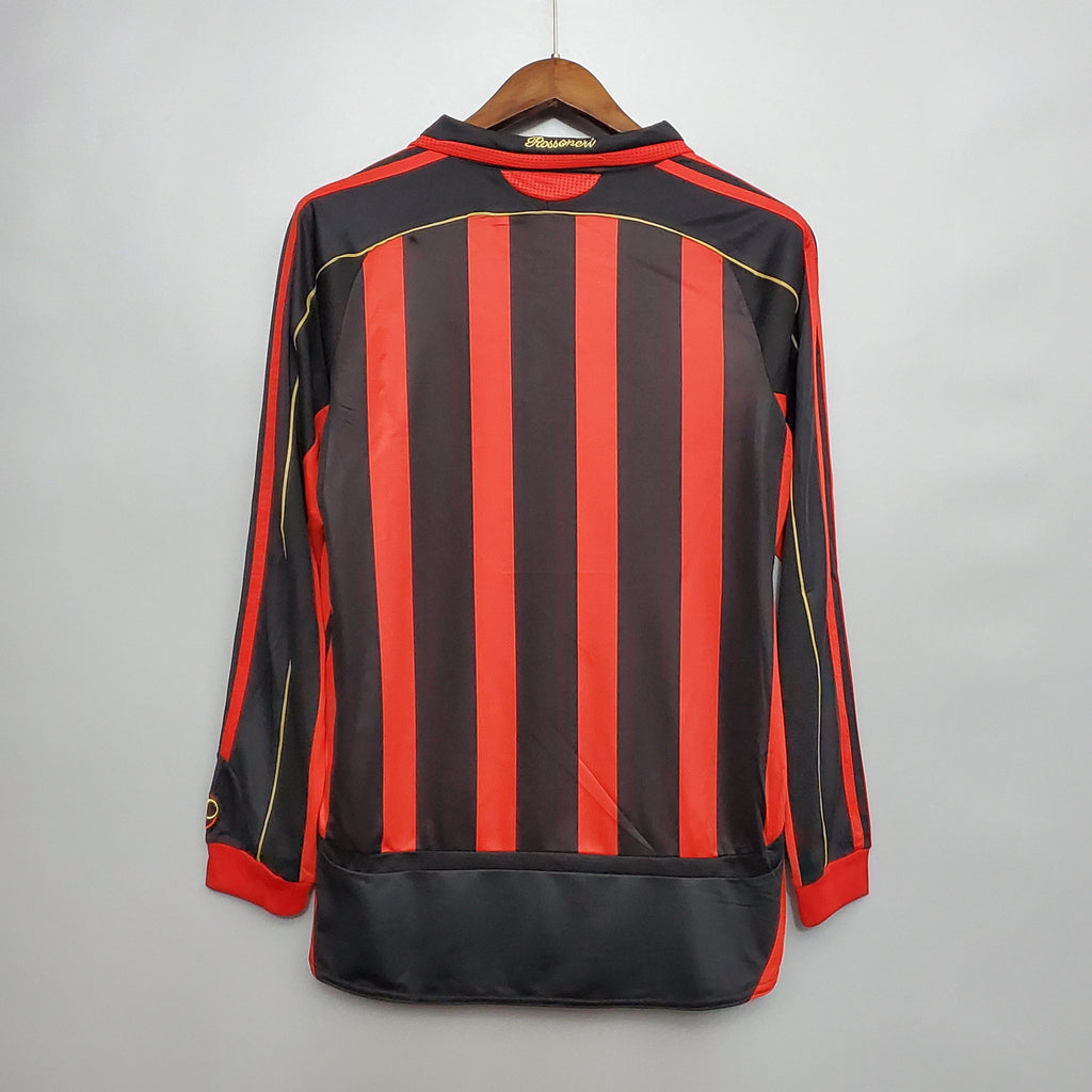 06/07 AC Milan Home Long Sleeve Retro Jersey