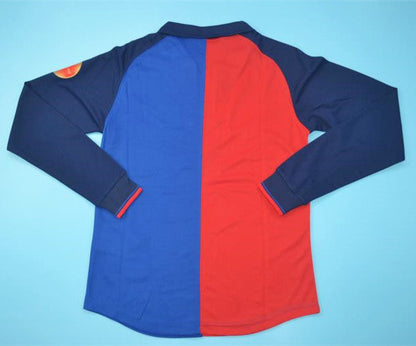 Barcelona 100th Anniversary Long Sleeve Retro Jersey