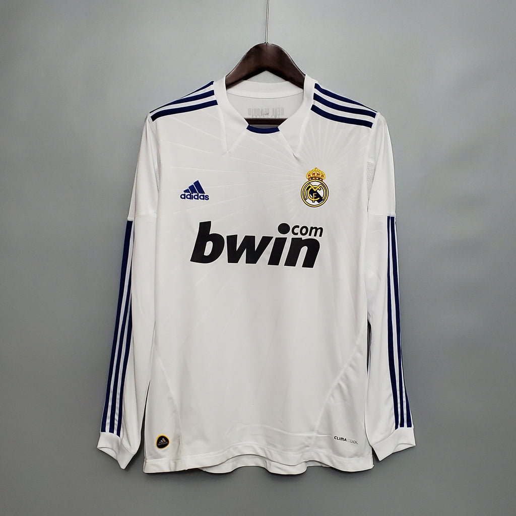 10/11 Real Madrid Home Long Sleeve Retro Jersey