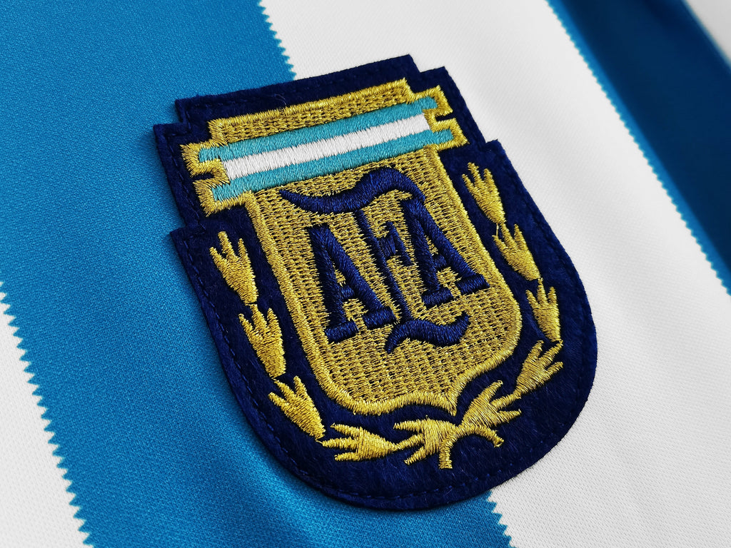 1986 Argentina Home World Cup Winners Retro Jersey