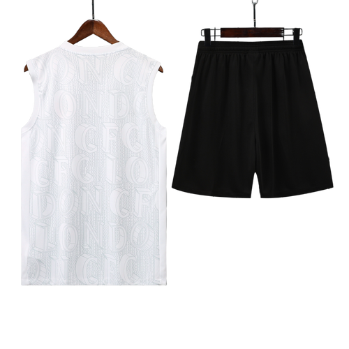25/26 Chelsea White Vest Kit