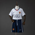 08/09 Manchester United League Edition Away Retro Kids Kit