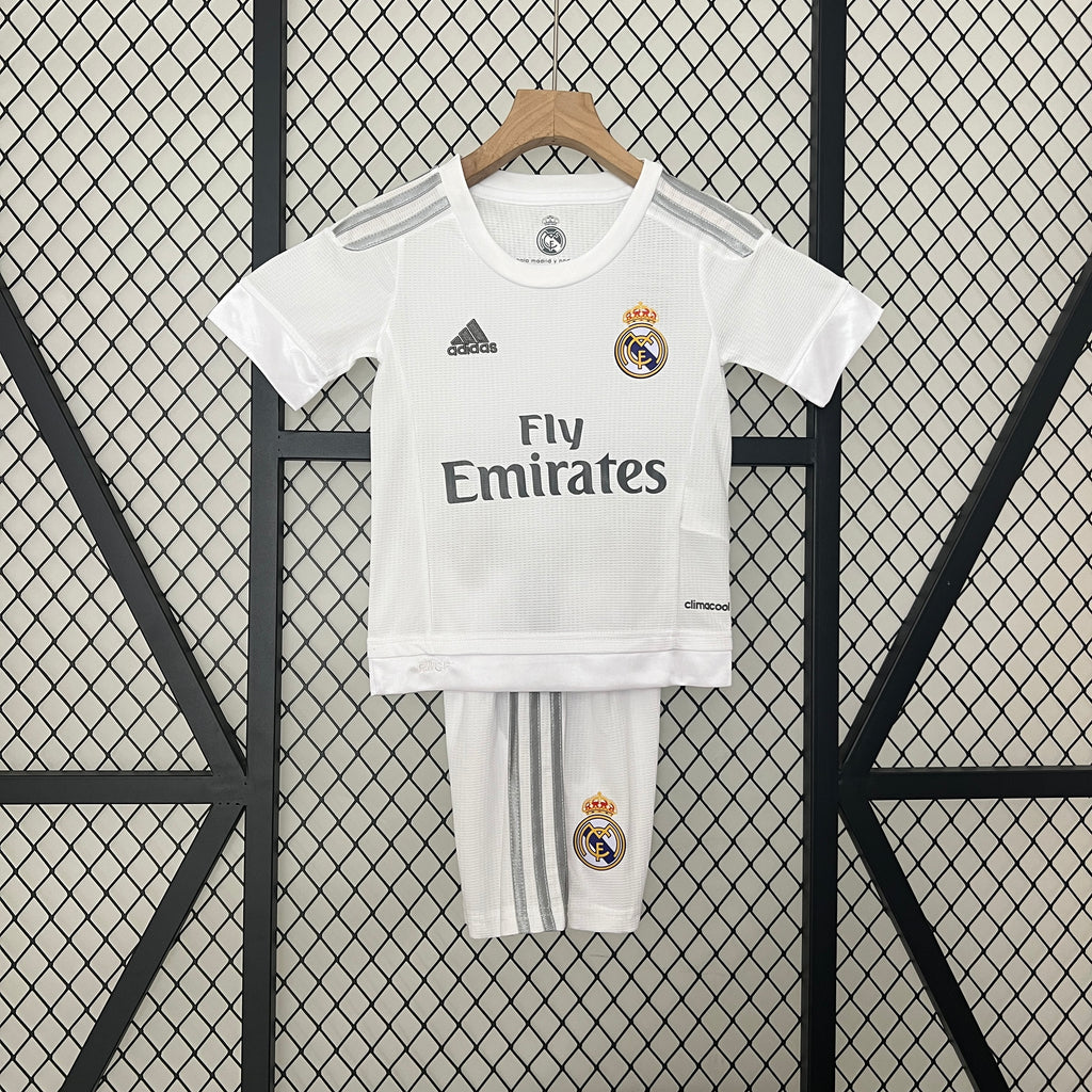 15/16 Real Madrid Home Retro Kids Kit