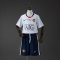 08/09 Manchester United UEFA Champions League Away Retro Kids Kit