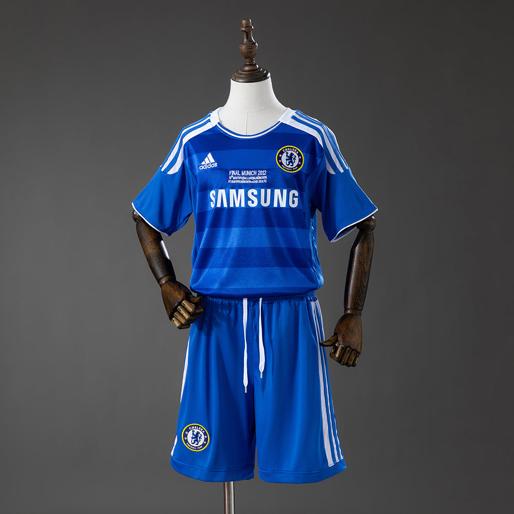 11/12 Chelsea UEFA Champions League Home Retro Kids Kit