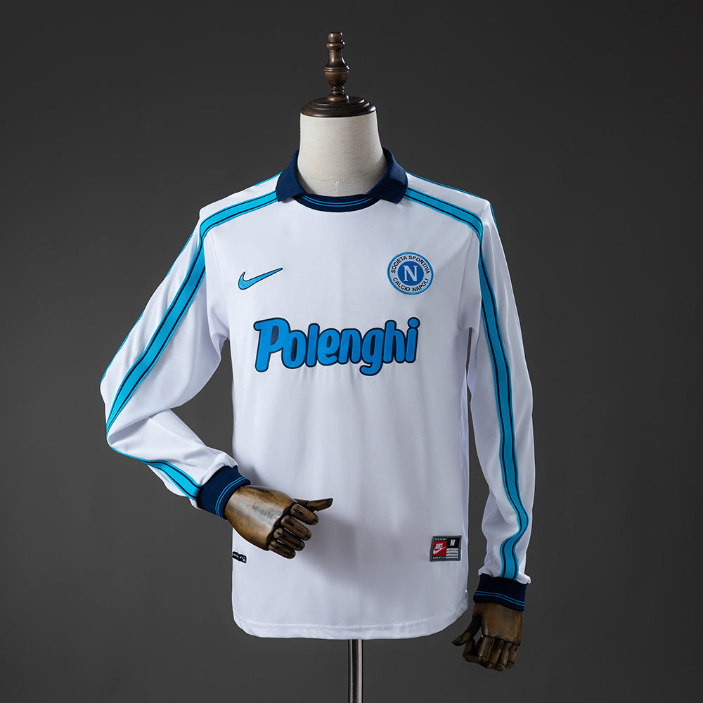 98/99 Napoli Away Long Sleeve Retro Jersey