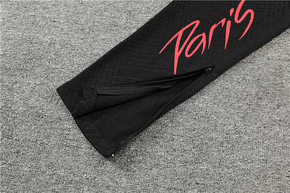Jordan Paris Black With Colorful Orchid Tracksuit