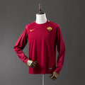 17/18 AS Roma Home Long Sleeve Retro Jersey