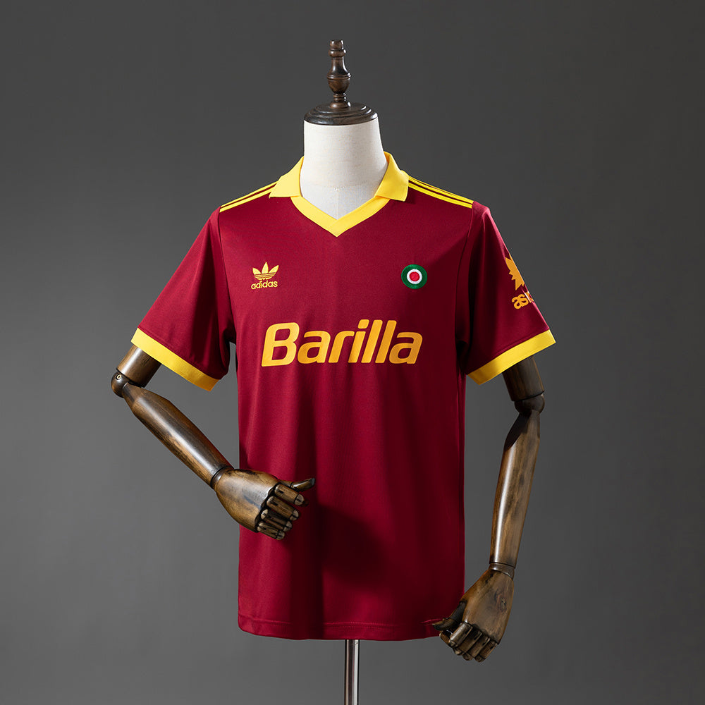 91/92 AS Roma Home Retro Jersey