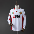 01/02 AS Roma Away Long Sleeve Retro Jersey