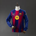 25/26 Barcelona Home Long Sleeve Jersey