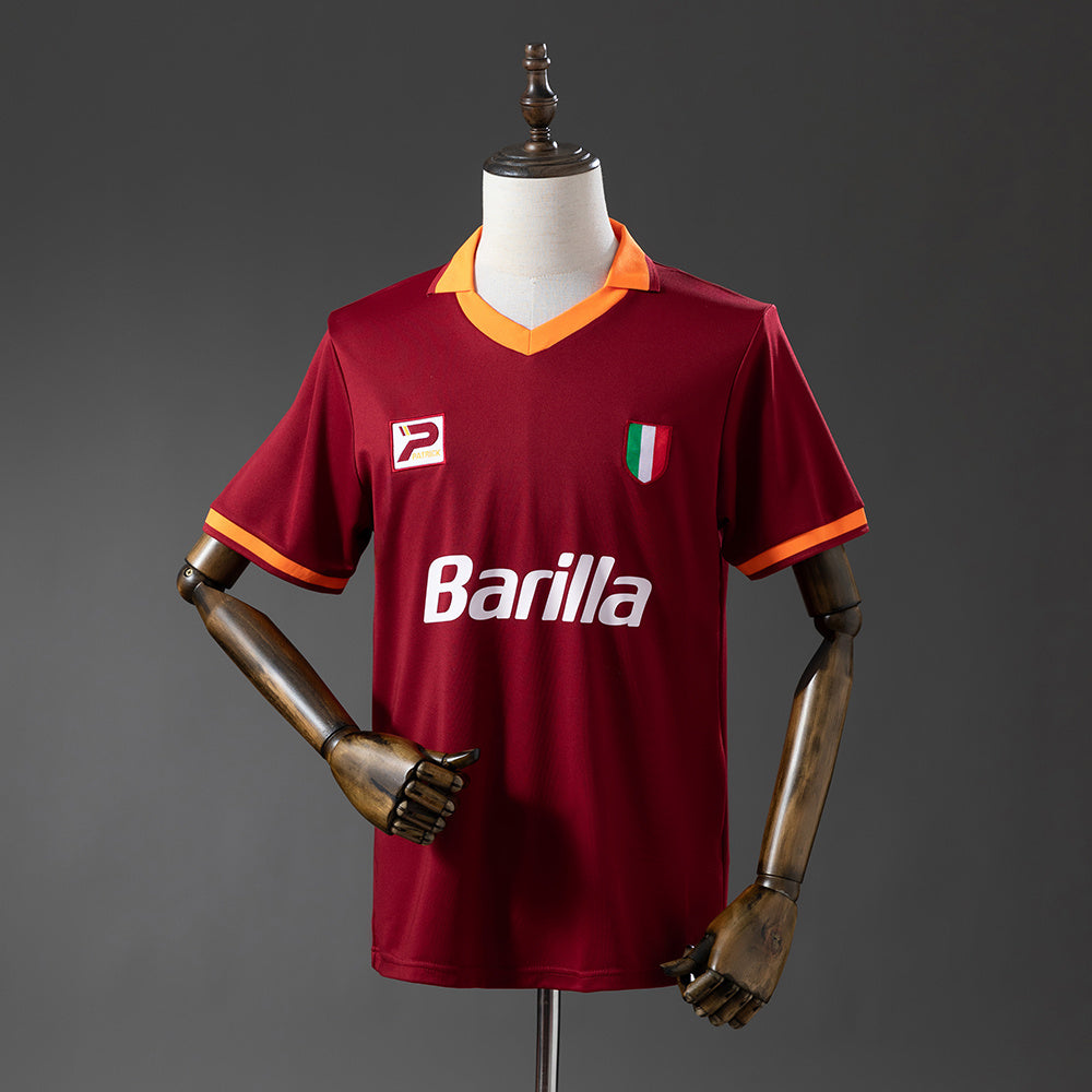 83/84 AS Roma Home Retro Jersey