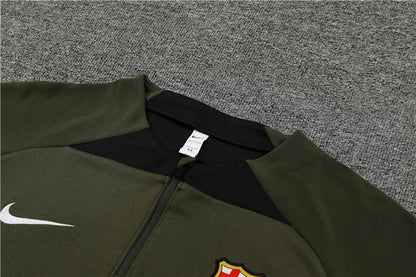 Barcelona Army Green Tracksuit