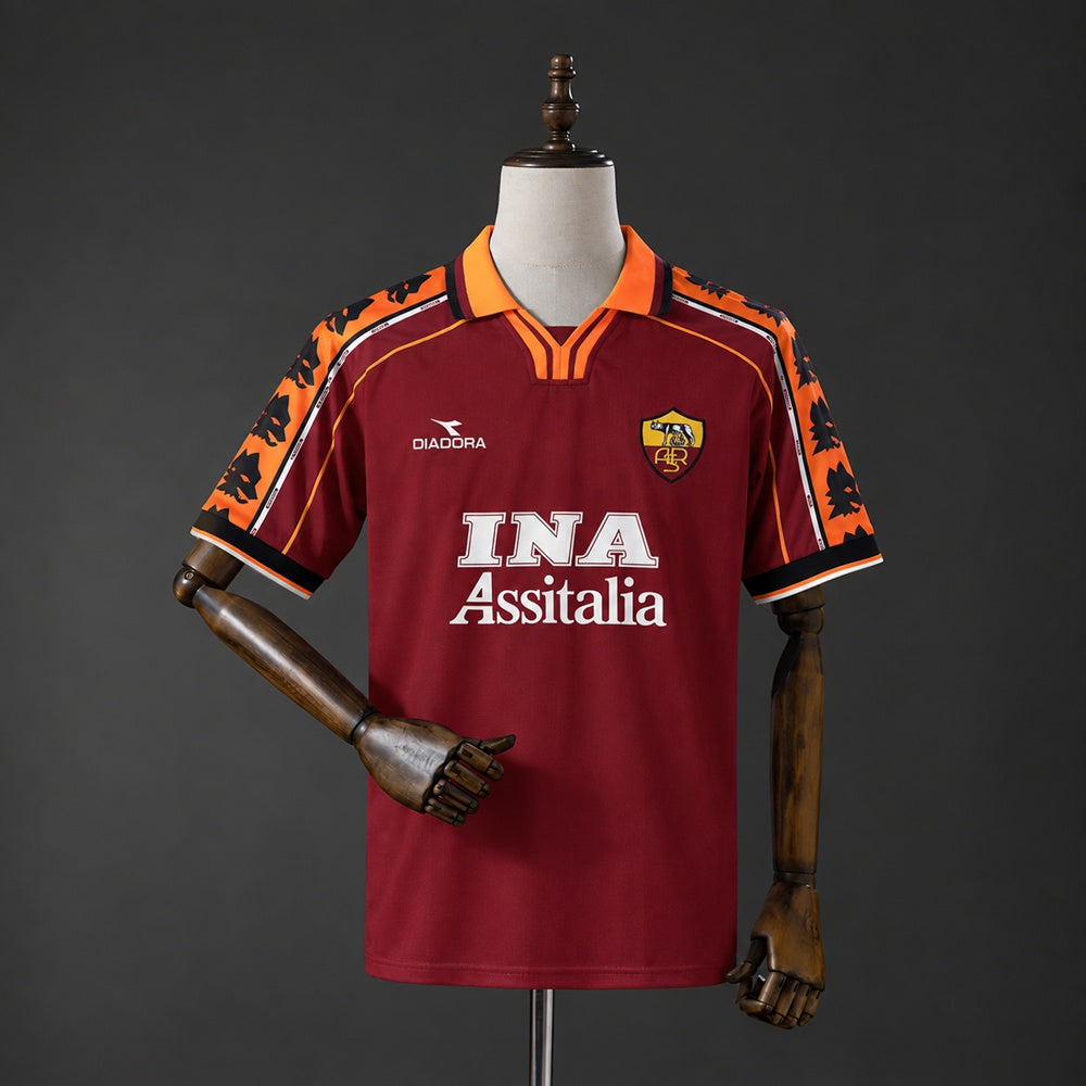 98/99 AS Roma Home Retro Jersey