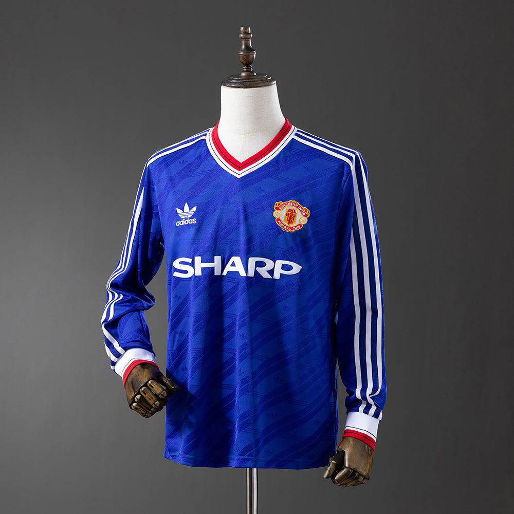 86/88 Manchester United Third Long Sleeve Retro Jersey