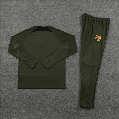 Barcelona Army Green Tracksuit