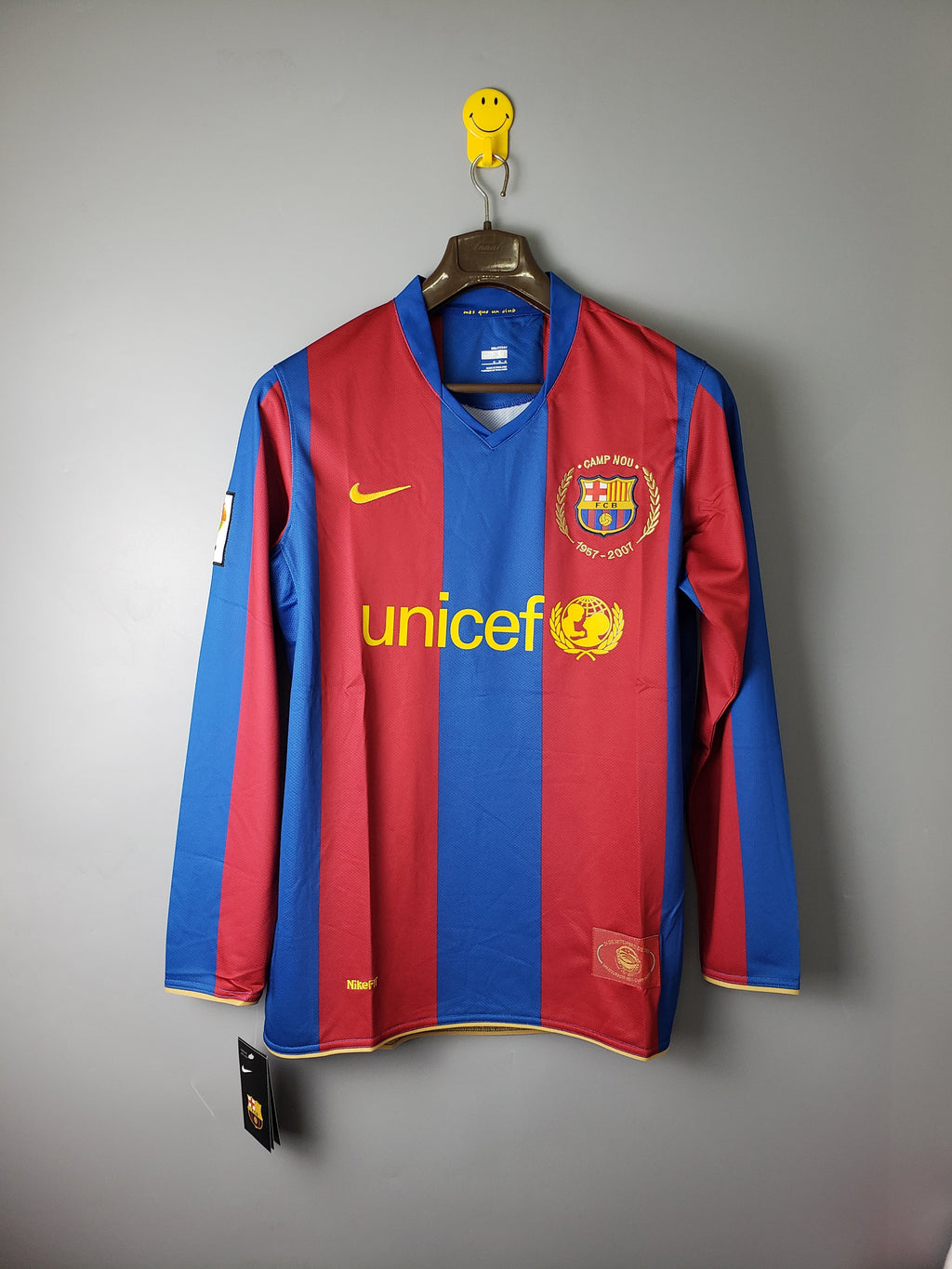 07/08 Barcelona Home Long Sleeve Retro Jersey