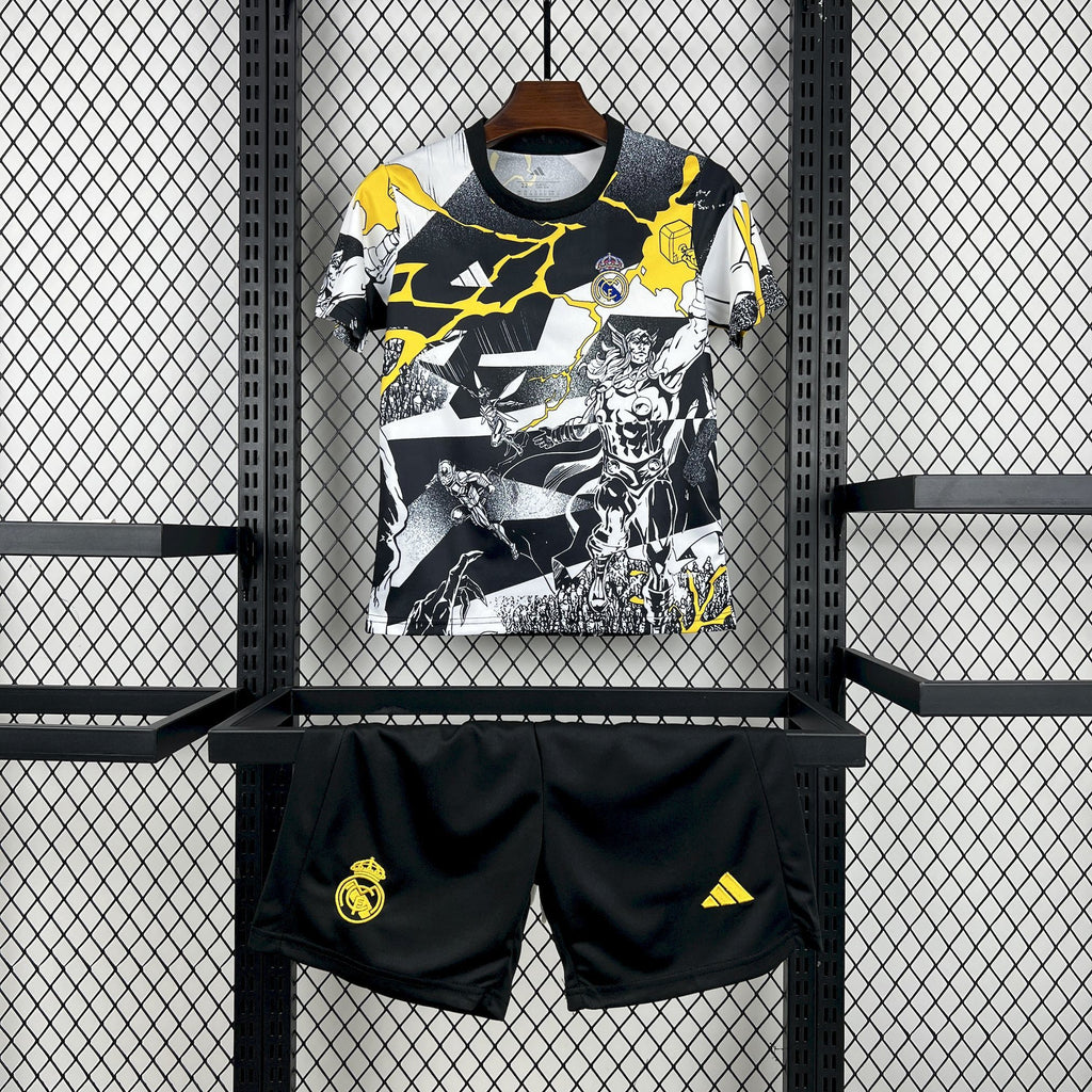 25/26 Real Madrid Pre-Match Kids Kit