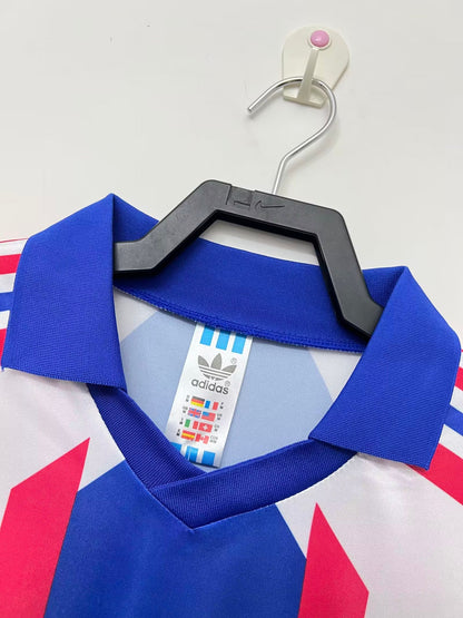 1990 France Home World Cup Retro Jersey