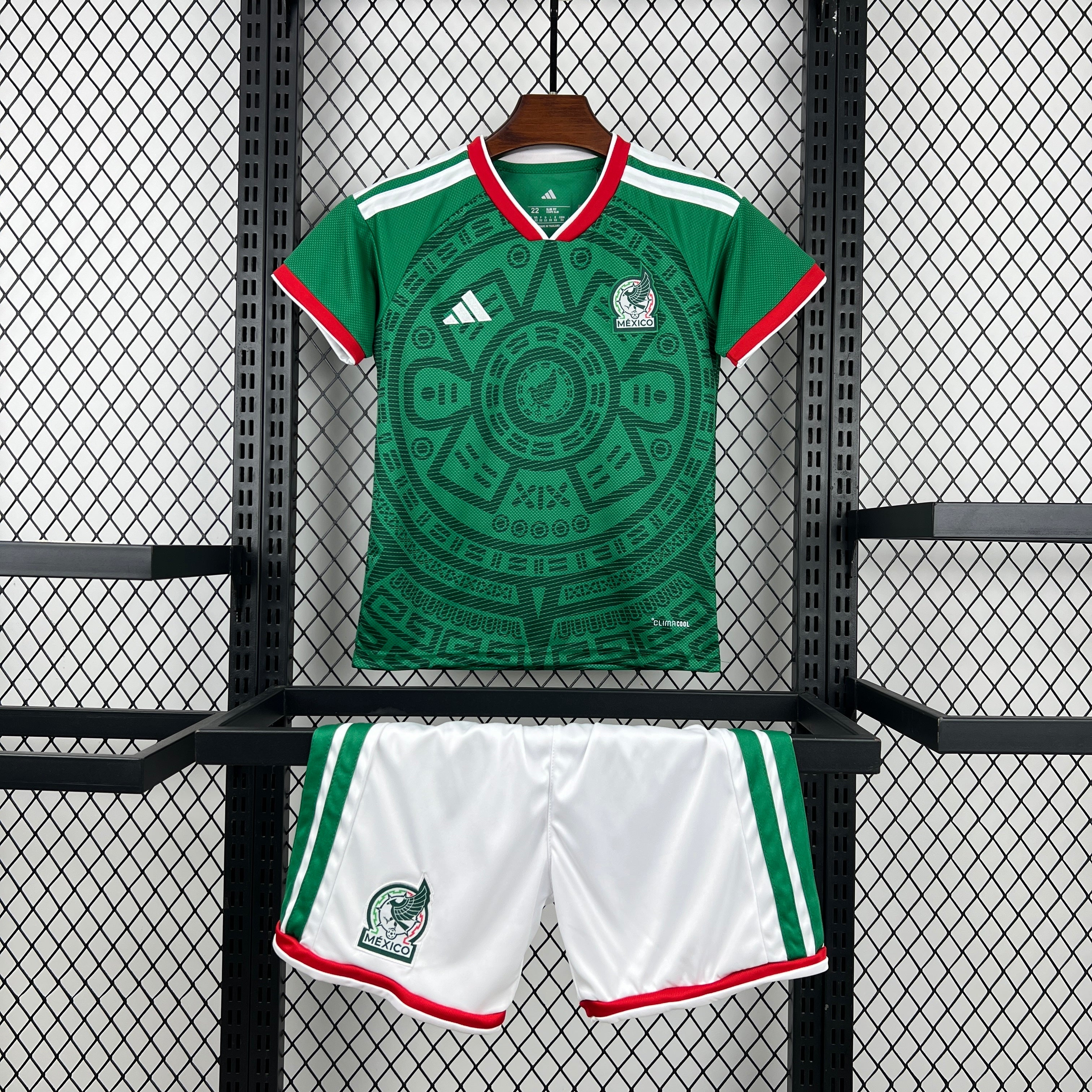 2026 World Cup Mexico Home Kids Kit
