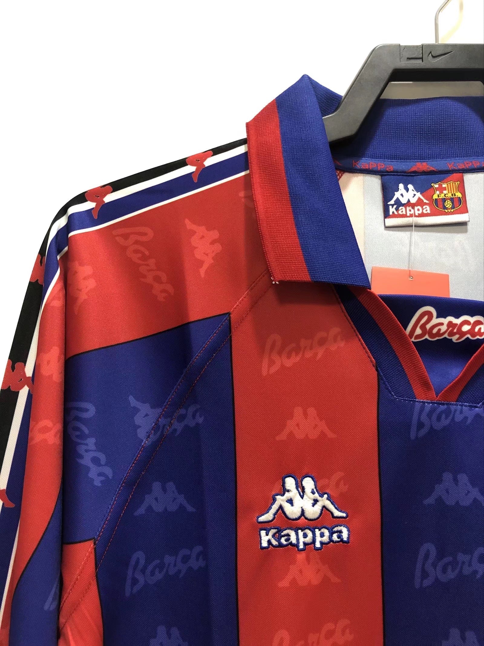 96/97 Barcelona Home Long Sleeve Retro Jersey