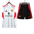 25/26 Manchester United White Red Vest Kit