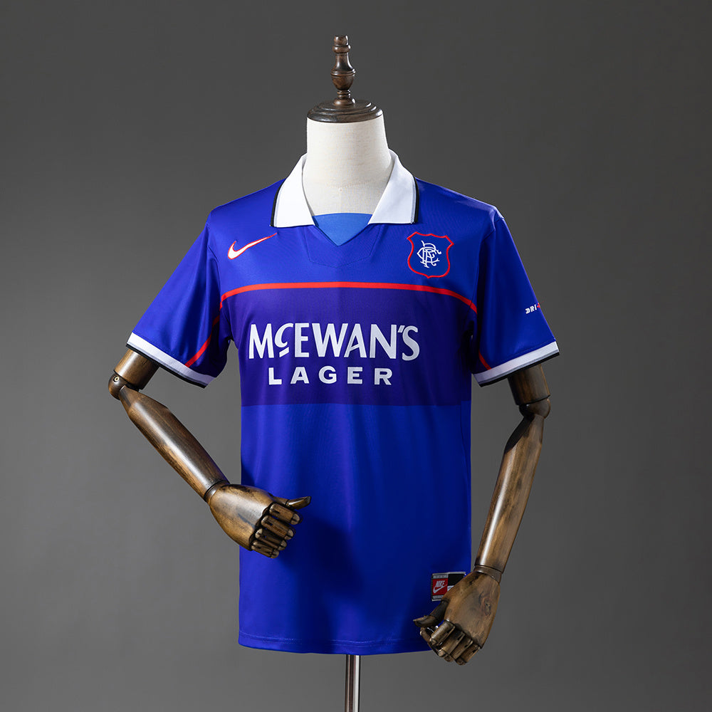 97/99 Rangers Home Retro Jersey