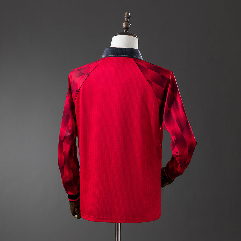 96/97 Manchester United Home Long Sleeve Retro Jersey