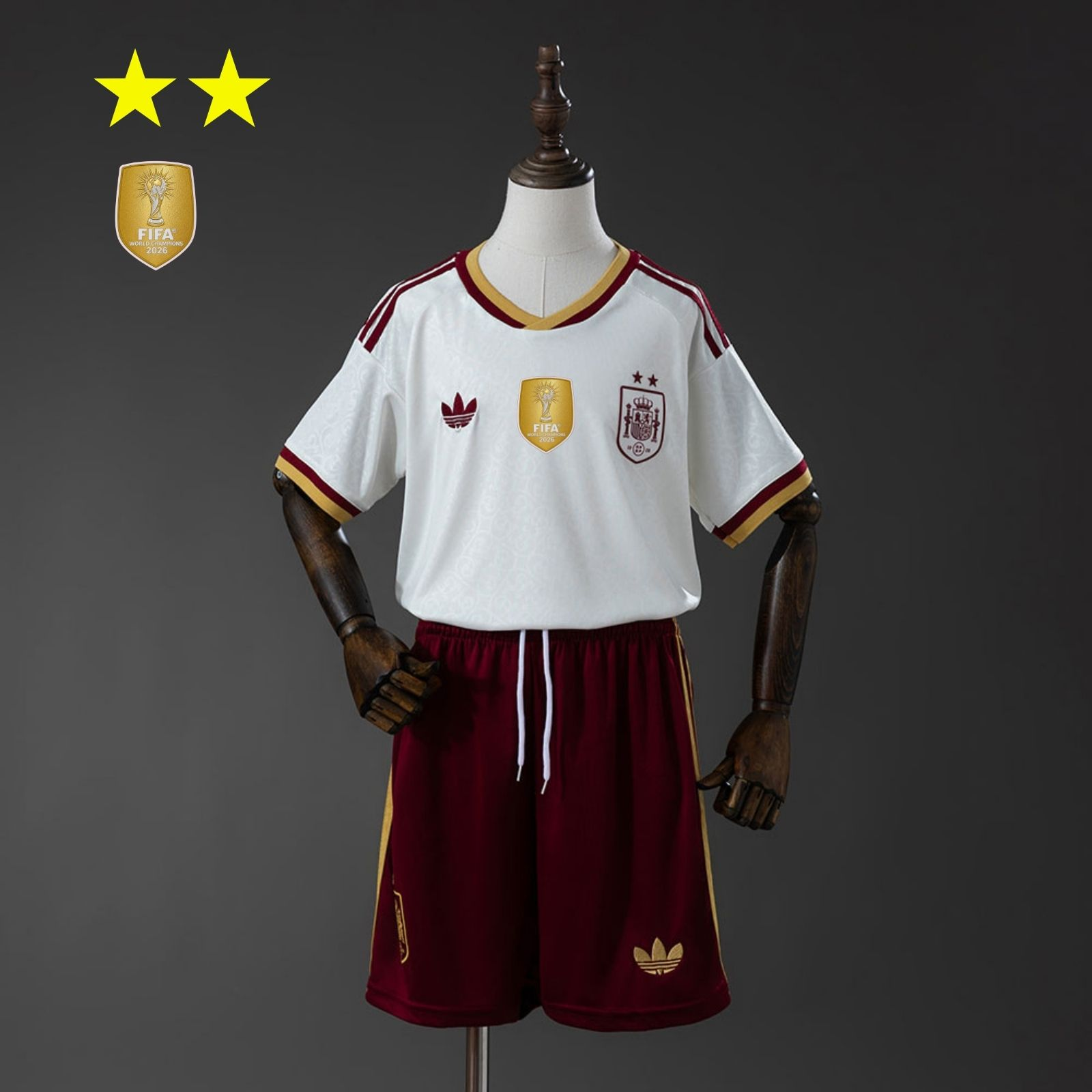 2026 Spain Away 2-Star Champions Edition Kids Kit
