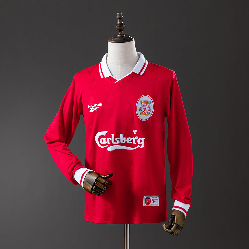 96/97 Liverpool Home Long Sleeve Retro Jersey