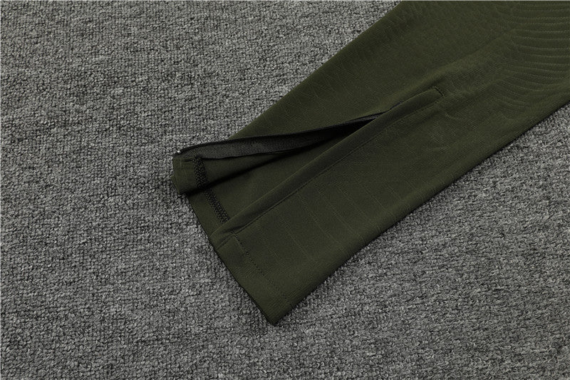 Barcelona Army Green Tracksuit