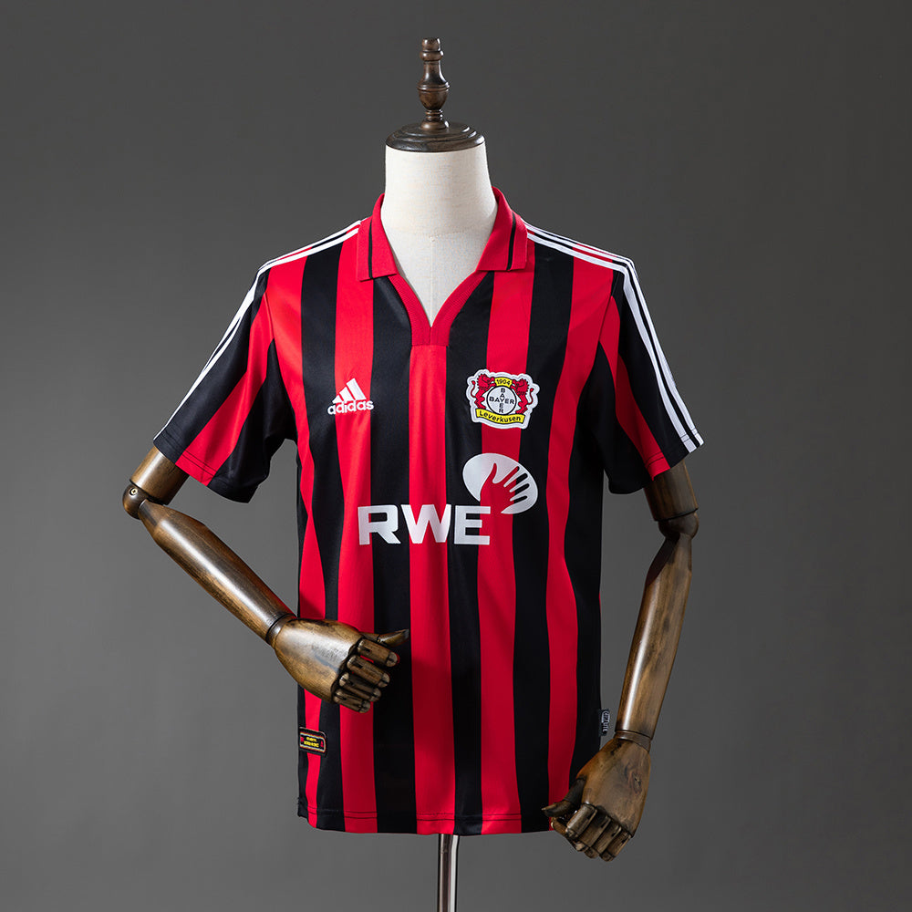 01/02 Bayer Leverkusen Home Retro Jersey