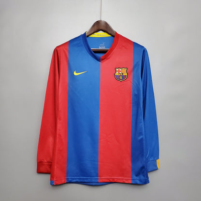 06/07 Barcelona Home Long Sleeve Retro Jersey