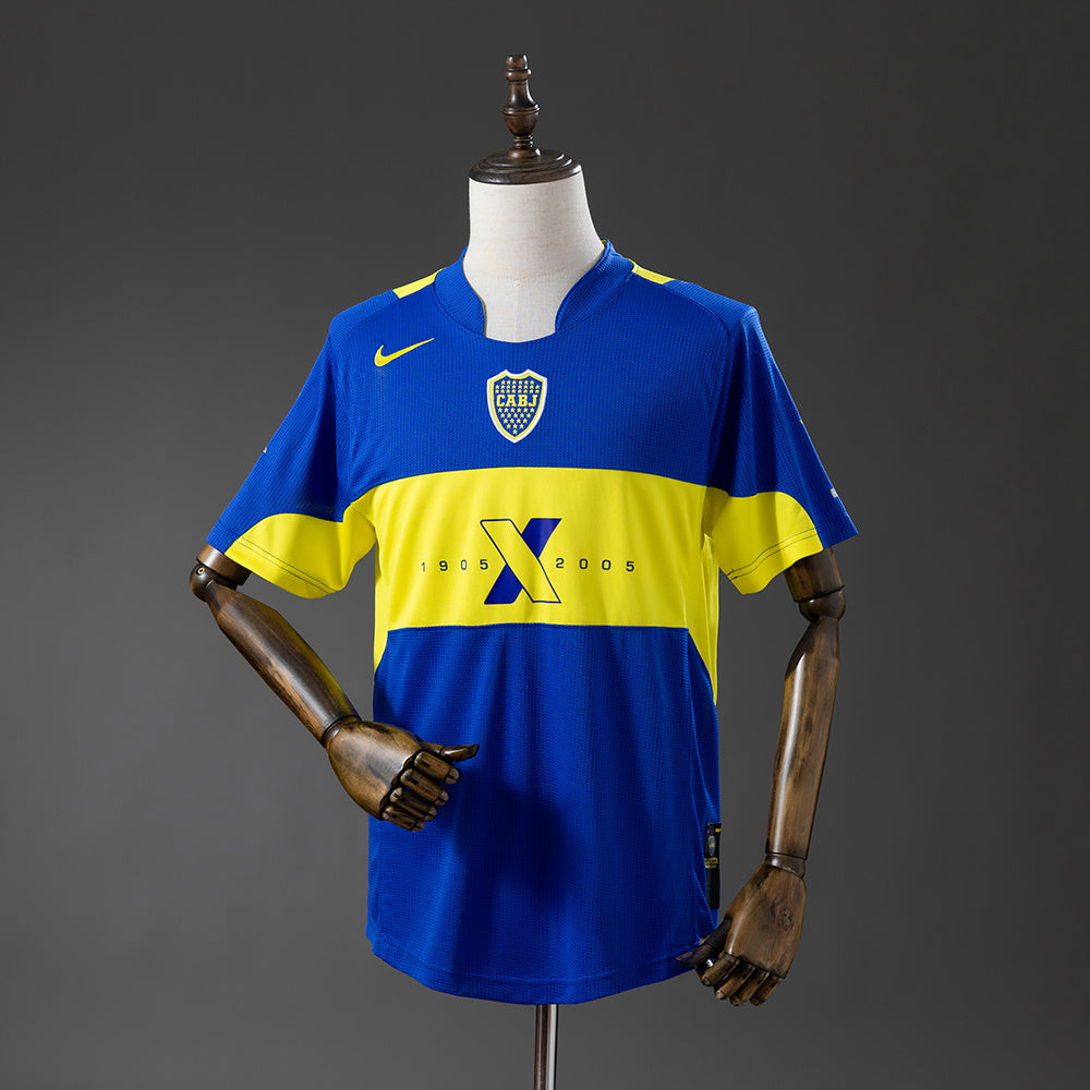 2005 Boca Juniors Home Retro Jersey