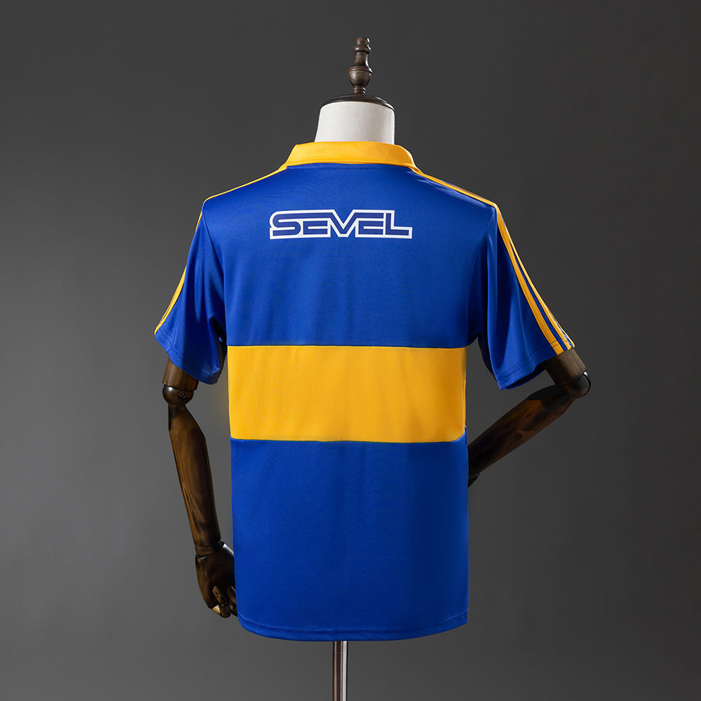 90/91 Boca Juniors Home Retro Jersey